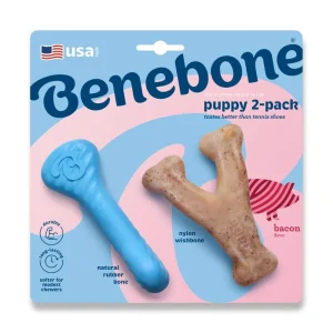 BENEBONE – Puppy 2-Pack Rubber Bone/Wishbone – Tiny v:4981827 BENEBONE – Puppy 2-Pack Rubber Bone/Wishbone – Tiny v:4981827