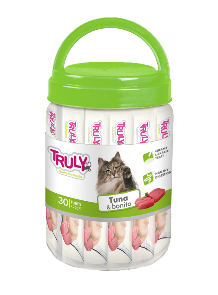 Truly - Cat Creamy Lickable Tuna & Bonito 30x14gr v:8576373