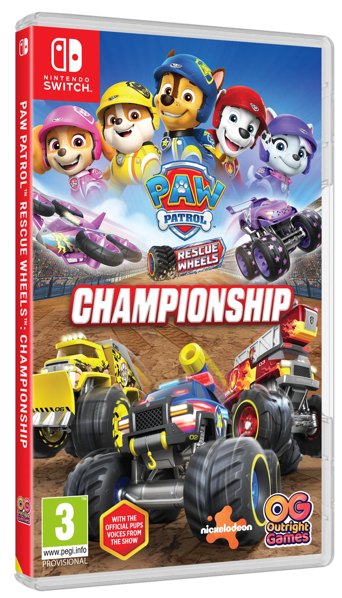 PAW Patrol Rescue Wheels: Championship - Nintendo Switch - Engelsk - Standard v:6183164
