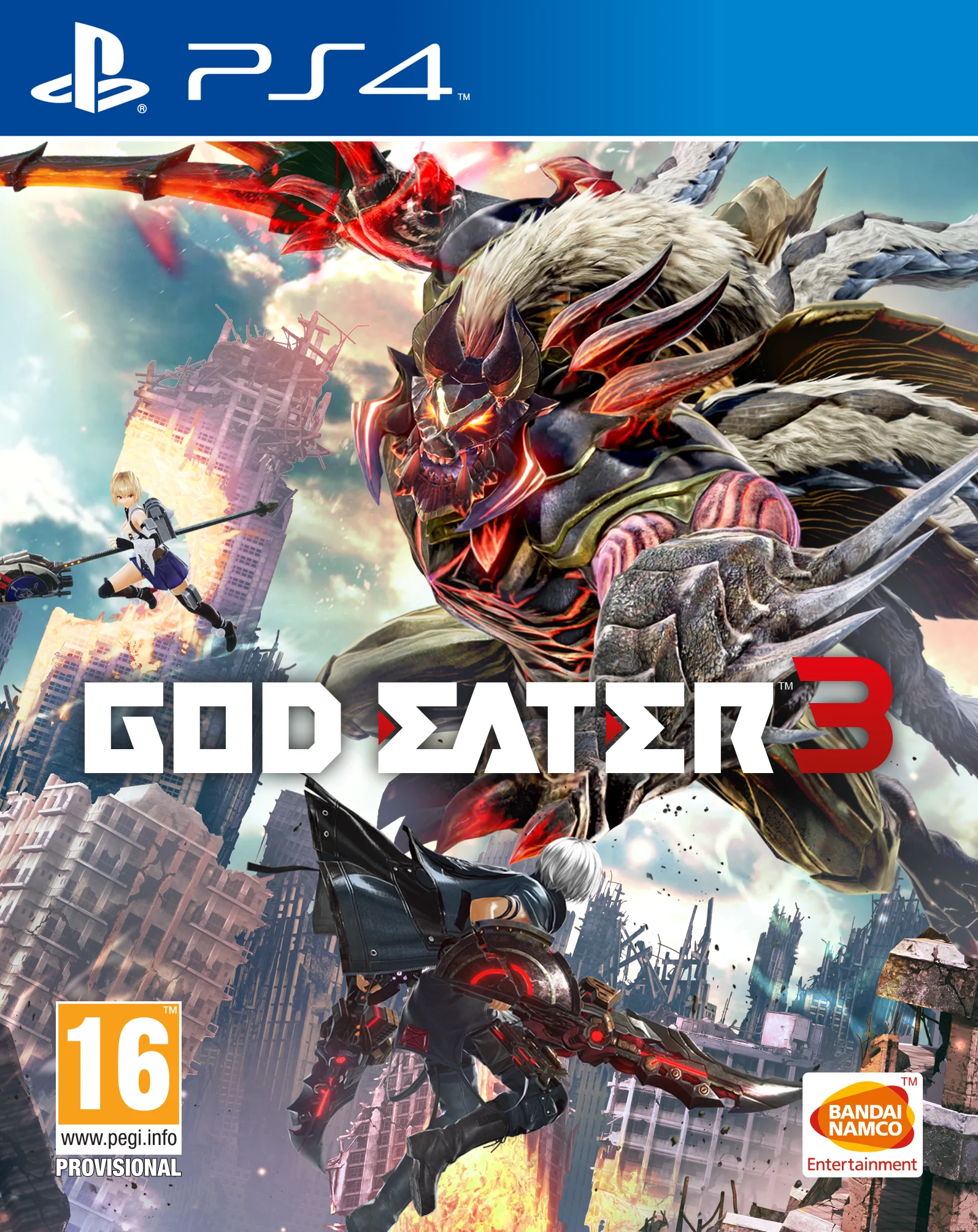 God Eater 3 - PlayStation 4 - Engelsk - Standard v:7281077