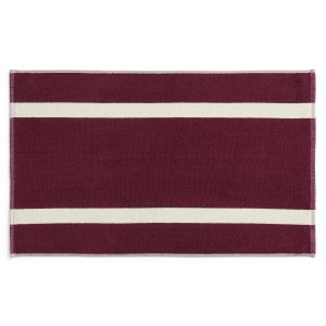 HAY – Stripete Badematte – W50 x L80 cm – Burgund – Burgundy v:9359812