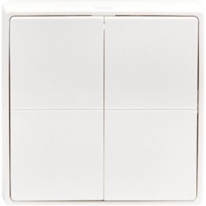 Shelly BLU Wall Switch 4 ZB – Standalone trådløs fire-knaps smart veggbryter med Bluetooth og Zigbee – Hvit v:6730939 Shelly BLU Wall Switch 4 ZB – Standalone trådløs fire-knaps smart veggbryter med Bluetooth og Zigbee – Hvit v:6730939