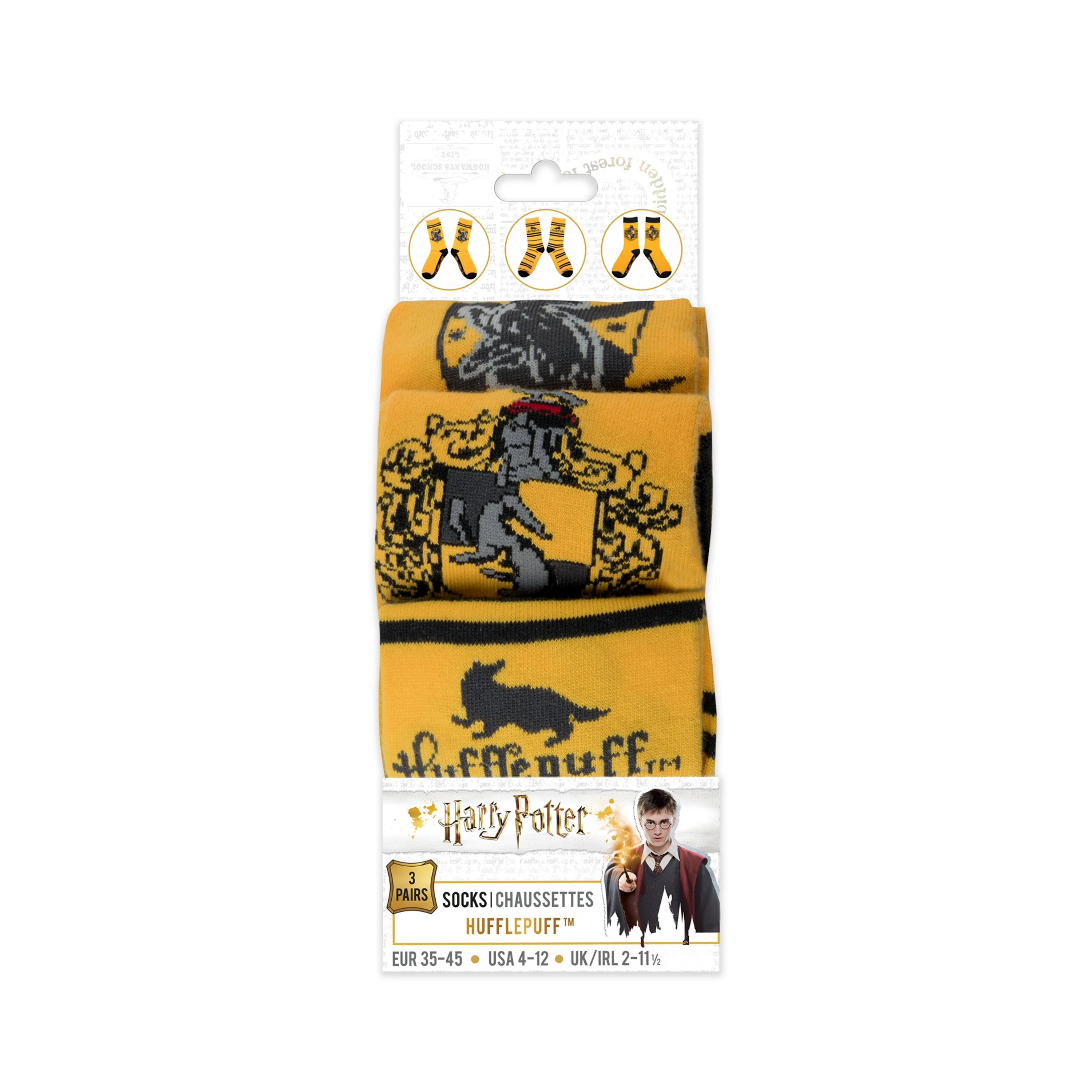 Harry Potter – Hufflepuff – 3 pairs of Socks – 36/37/38/39/40/41/42/43 – Hufflepuff v:5003608 Harry Potter – Hufflepuff – 3 pairs of Socks – 36/37/38/39/40/41/42/43 – Hufflepuff v:5003608