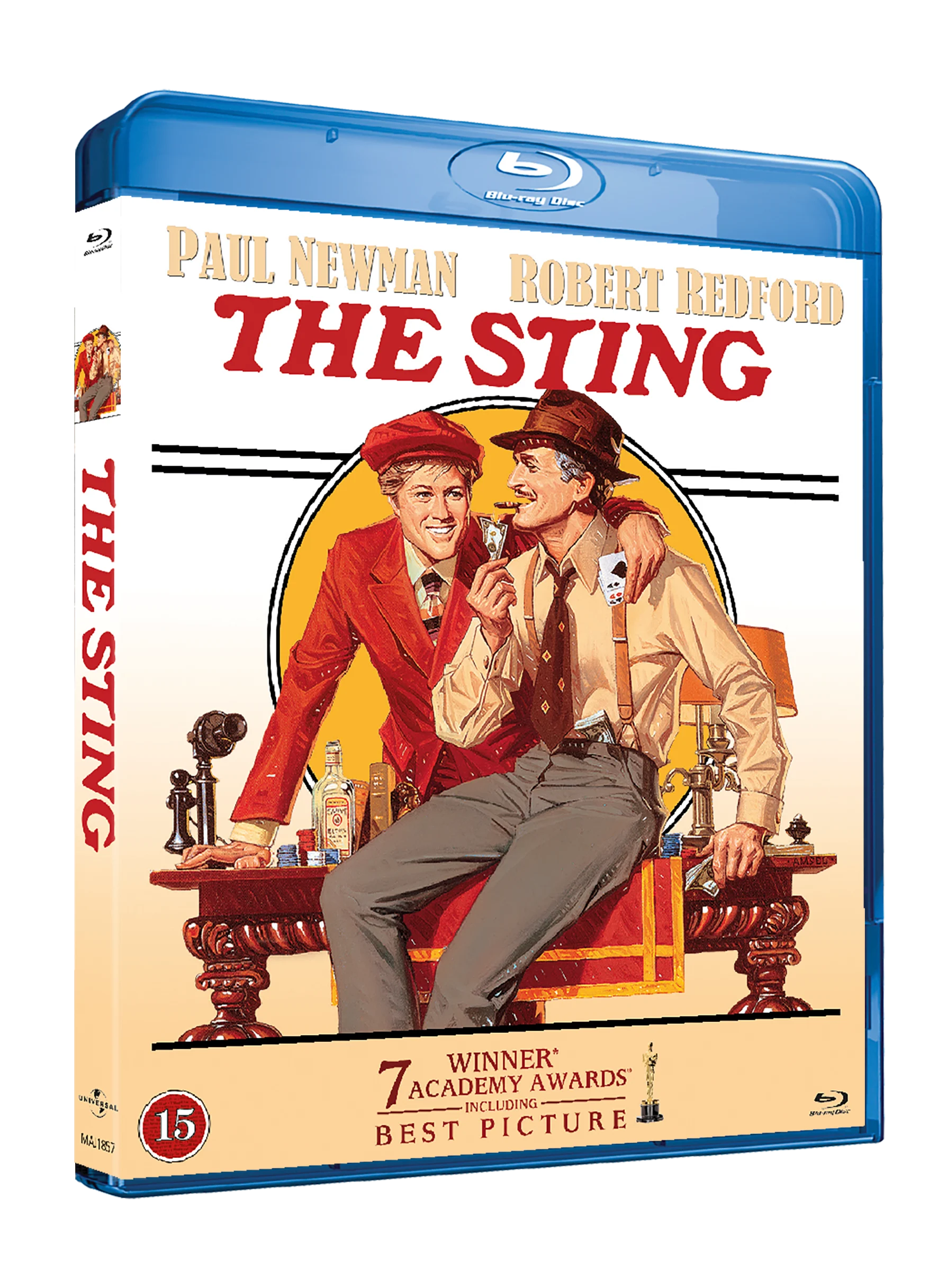 The Sting - Academy award winner 1973 starring Paul Newman and Robert Redford - Blu-Ray - Standard v:3049949