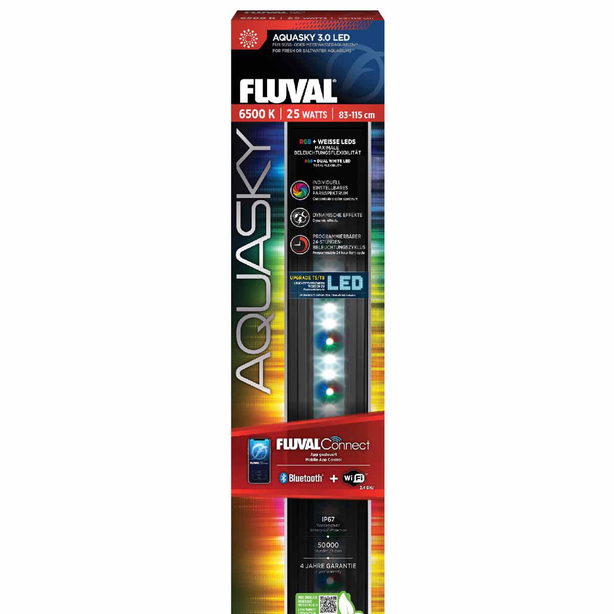 Fluval - AQUASKY LED 3.0 - 25W - 83.5-114.9CM - Gratis frakt v:9701932