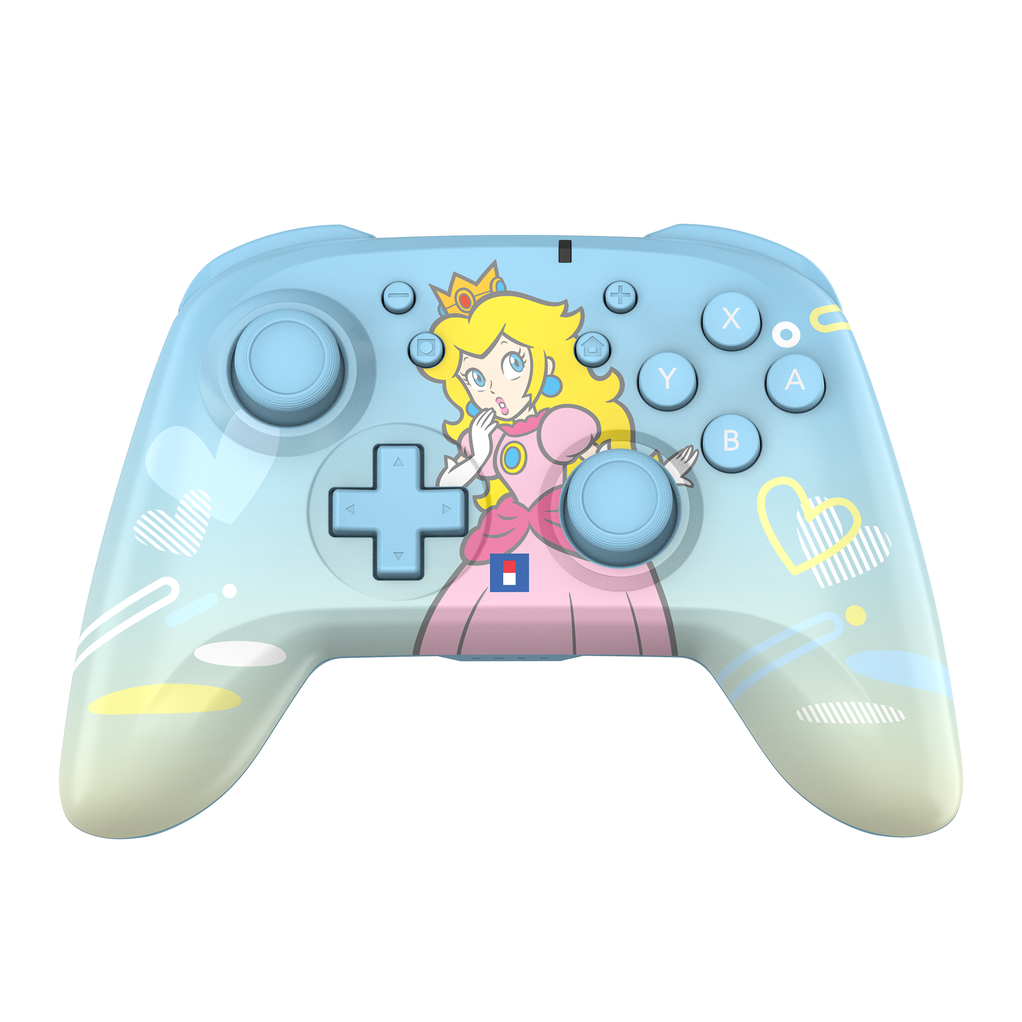 HORI – Wireless HORIPAD – Peach – Light Blue – Switch/ Switch 2 – Nintendo Switch 2 – Peach – Engelsk – Standard – Gratis frakt v:6328704