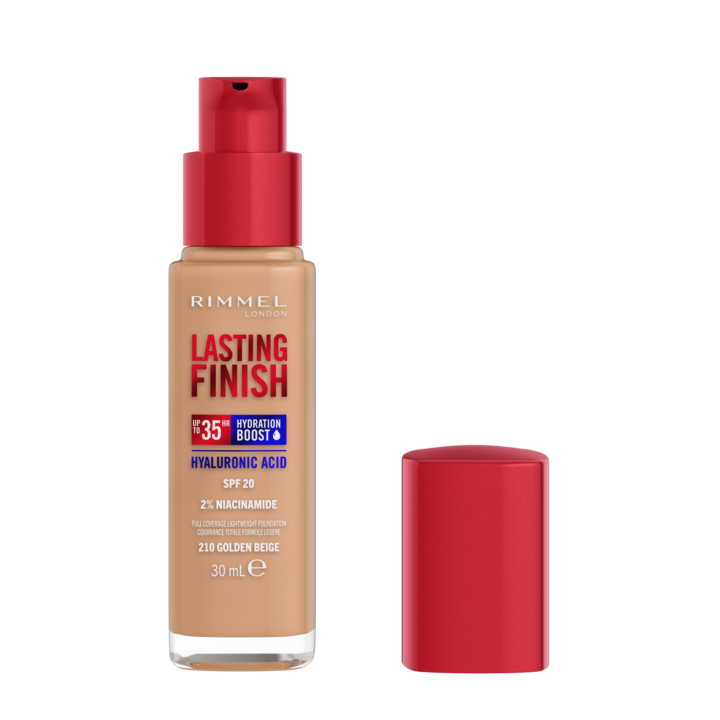 Rimmel - Lasting Finish 35 Hour Foundation - 210 Golden Beige - 210 Golden Beige v:8201931