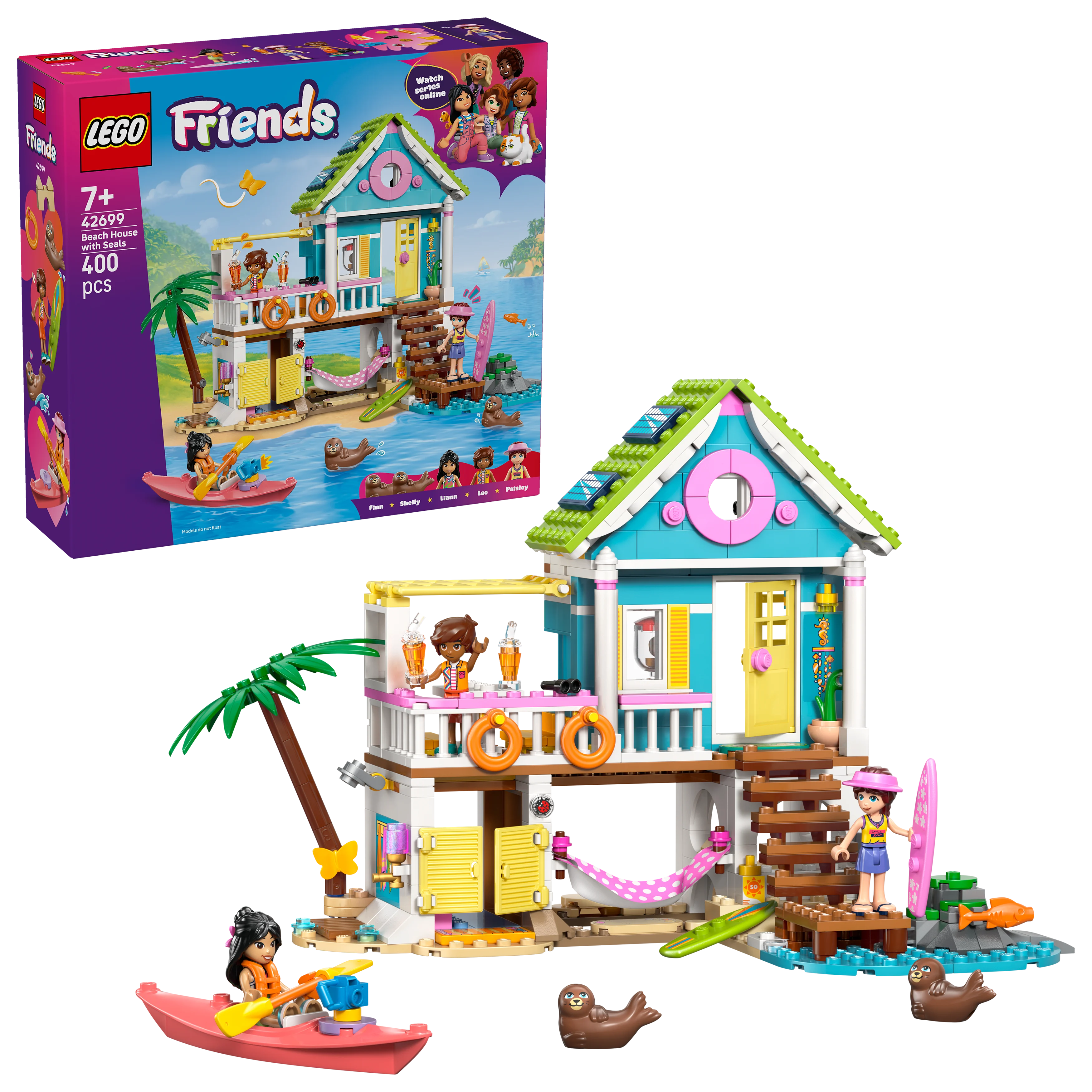 LEGO - Friends - Strandhus med seler (42699) - Gratis frakt v:4244524