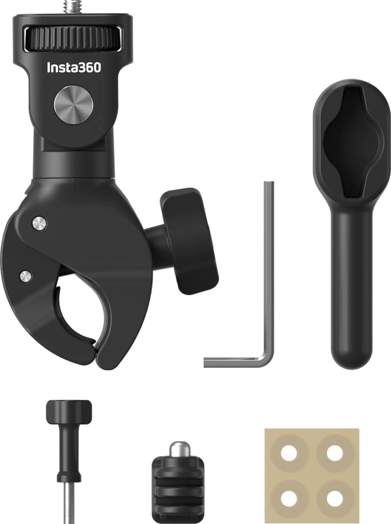 Insta360 - Heavy-Duty Clamp Robust Styreklemme for Motorsykkel og Sykkel - Gratis frakt v:3539359