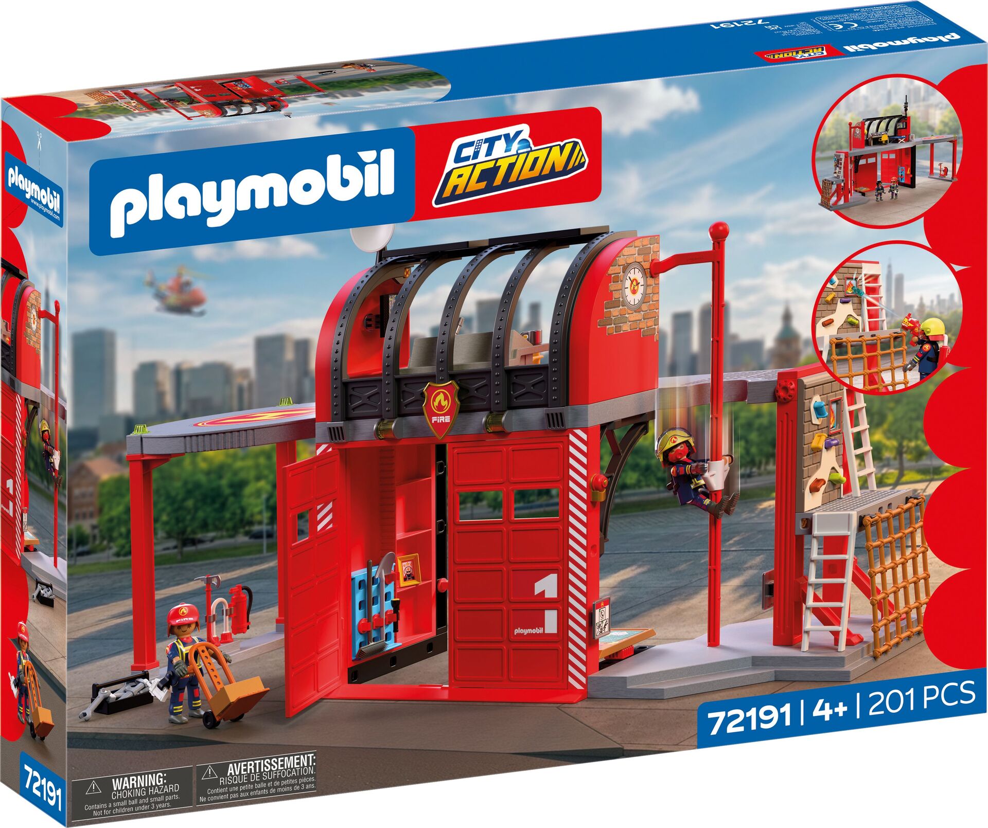 PLAYMOBIL - Large Fire Station (72191) - Gratis frakt v:8337974