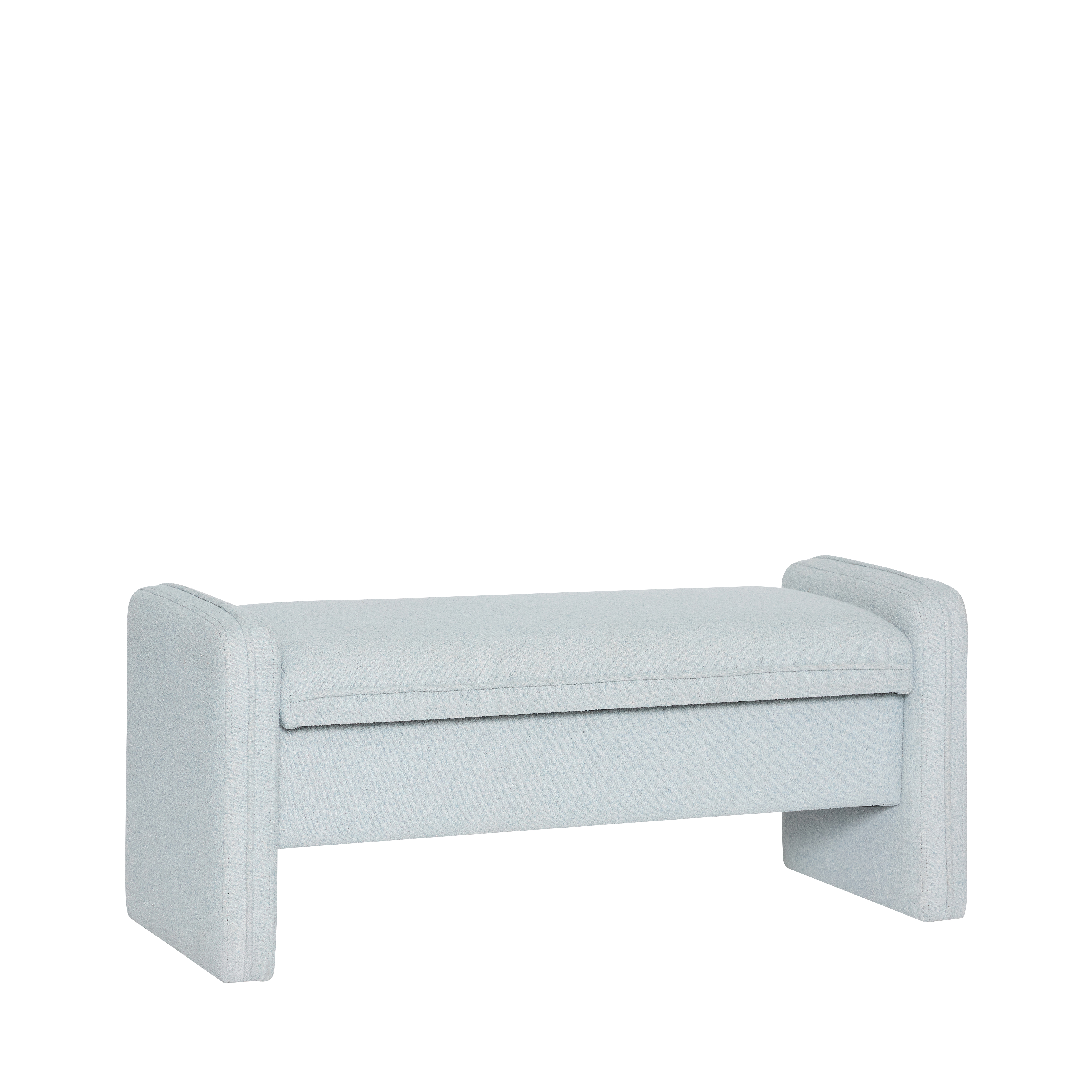 Hübsch – Well Bench – Light blue – 100x38xh42cm – Gratis frakt v:7730082 Hübsch – Well Bench – Light blue – 100x38xh42cm – Gratis frakt v:7730082