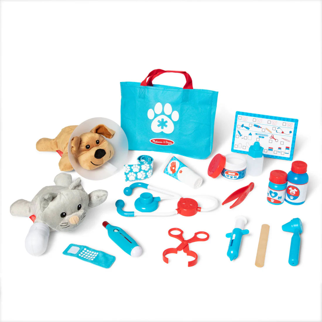 Melissa & Doug – Lekesett Pretend Play Examine and Treat Pet Vet Play Set v:2180900 Melissa & Doug – Lekesett Pretend Play Examine and Treat Pet Vet Play Set v:2180900