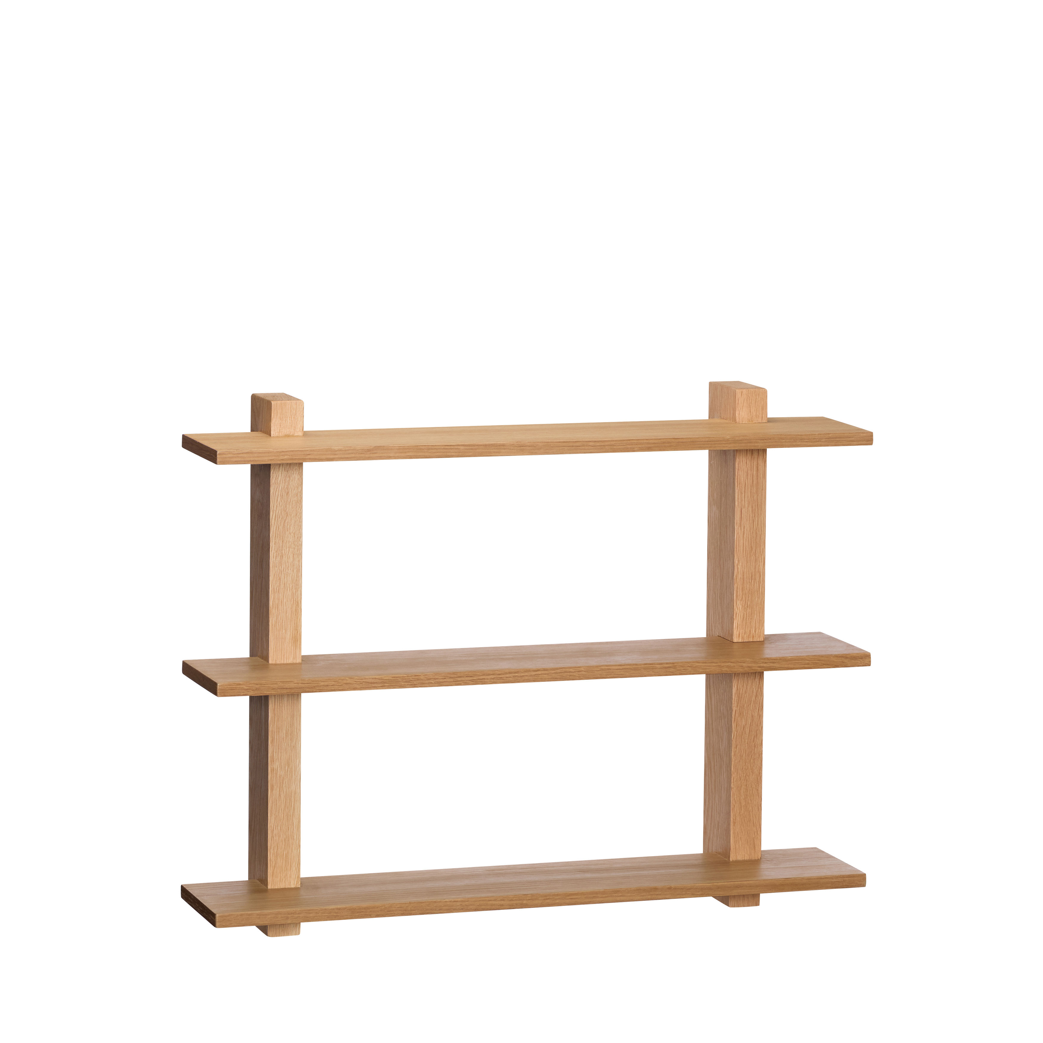 Hübsch - Simple Shelf - Small Oak - 60x14xh47cm - Natural - Gratis frakt v:6016898