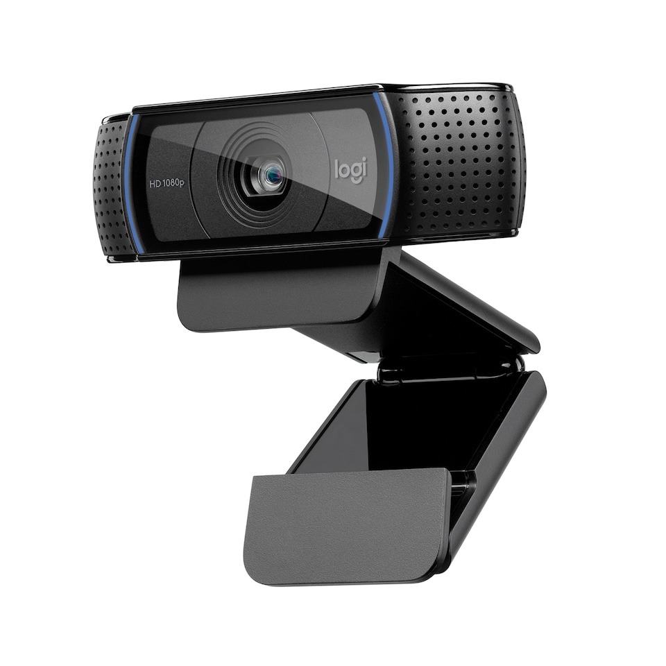 Logitech - C920 HD Pro Webcam USB - Svart - Gratis frakt v:5229267
