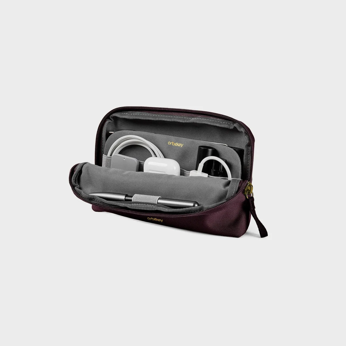 Orbitkey - Desk Pouch - Plum - Plum v:2170399