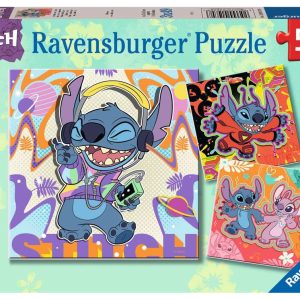 Ravensburger – Puzzle Disney Stitch 3x49p v:9474906
