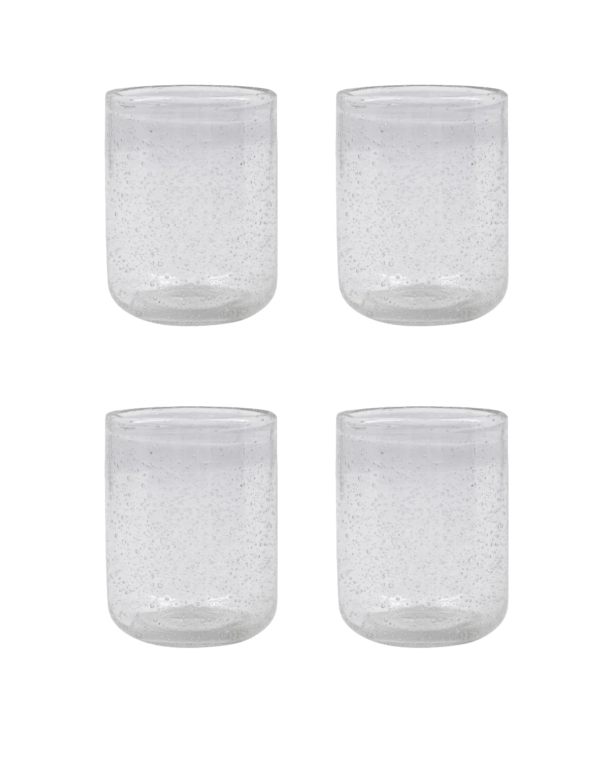 House Doctor - Rich Glass - H11 cm - Klar - Sett av 4 - 40.0 - Clear v:1825288