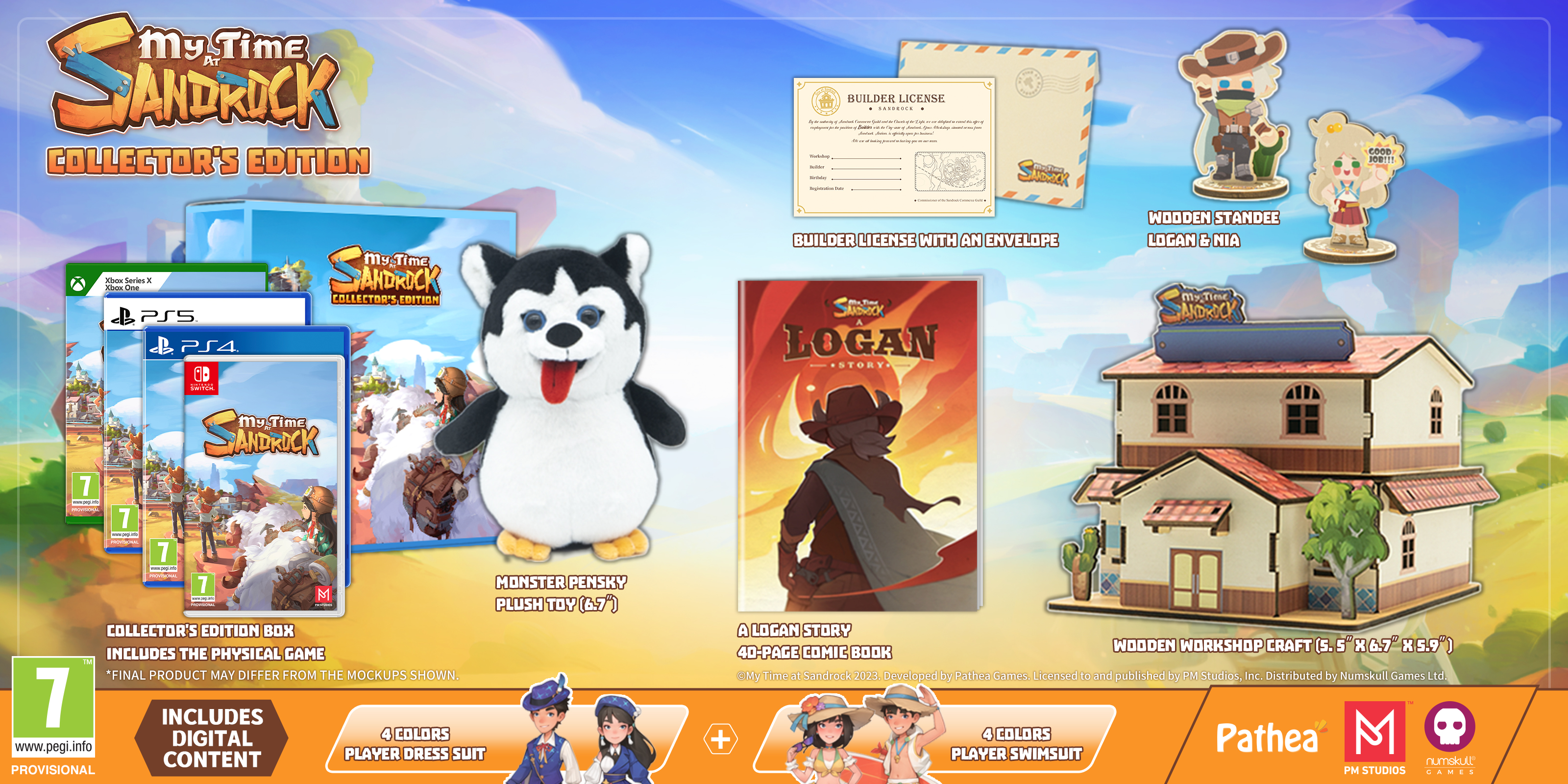 My Time At Sandrock Collectors Edition - PlayStation 5 - Engelsk - Collector's Edition - Gratis frakt v:1075145