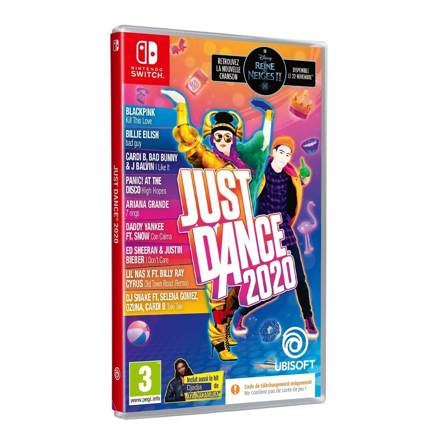 Just Dance 2020 (Code in a Box) (FR/Multi in Game) - Nintendo Switch - Fransk - Code in a Box v:5698759