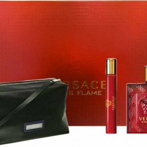 Versace Eros Flame 100ml EDP Spray / 10ml EDP Spray / Toiletry Bag – Gratis frakt v:1538458 Versace Eros Flame 100ml EDP Spray / 10ml EDP Spray / Toiletry Bag – Gratis frakt v:1538458