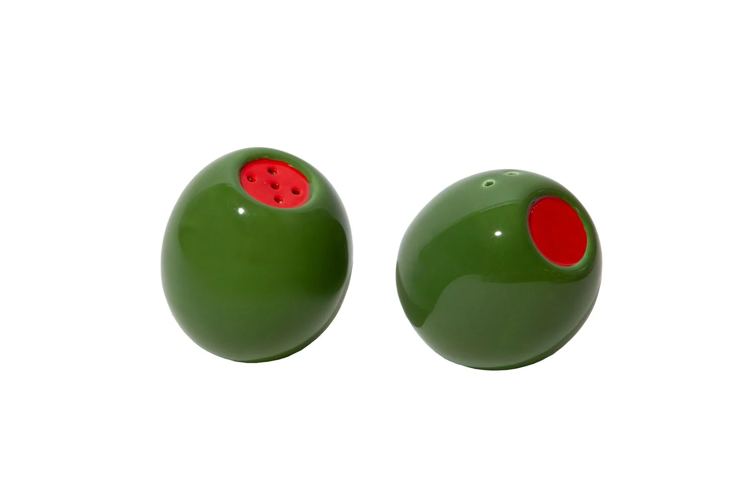 Doiy - Olivia Salt and Pepper Set - Green and Red v:2483889
