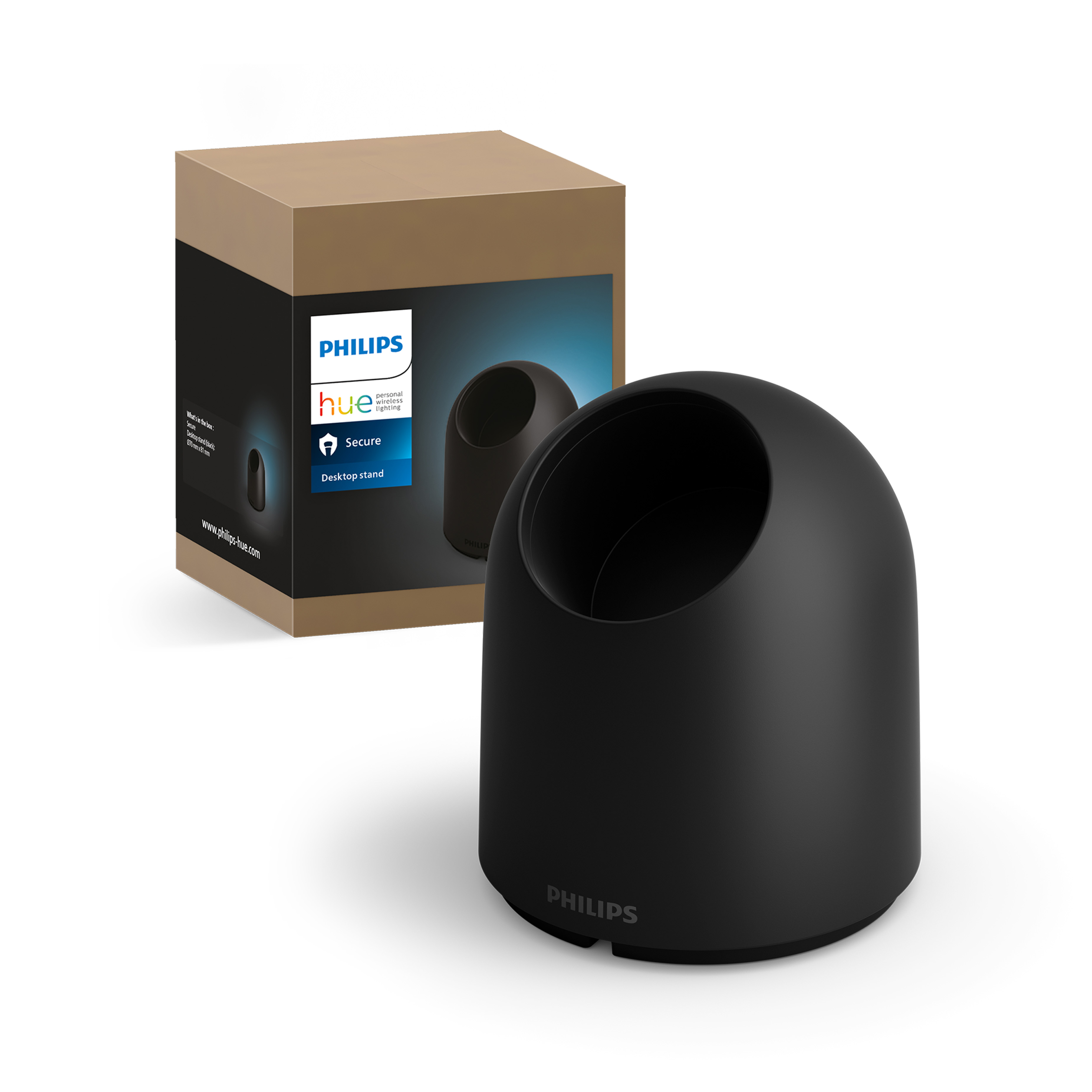 Philips Hue - Secure Desktop Stand Tilbehør EU - Svart v:4534835