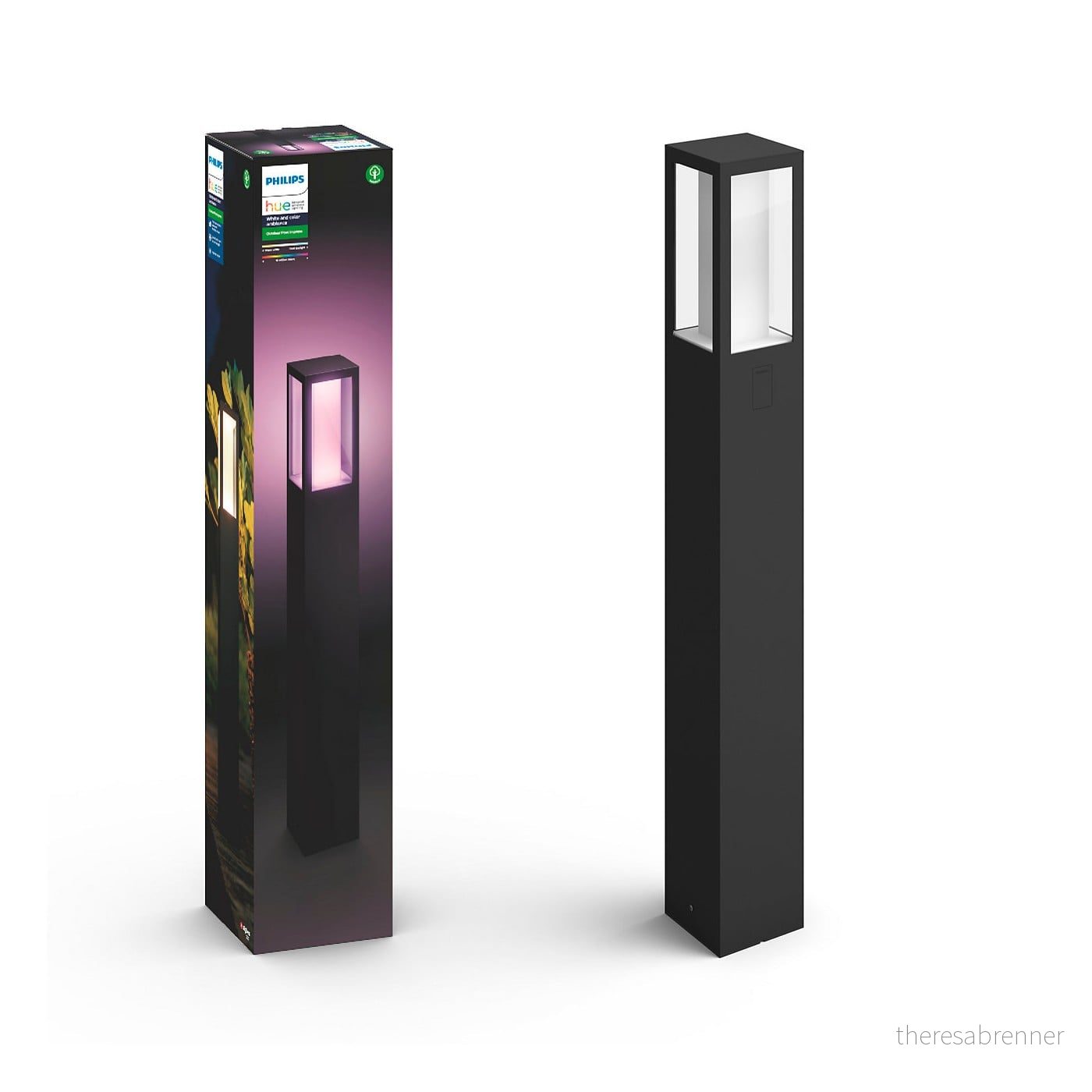 Philips Hue Impress Post Black Outdoor – White & Color Ambiance – 77cm – 2-Pack Bundle – Gratis frakt v:9892911 Philips Hue Impress Post Black Outdoor – White & Color Ambiance – 77cm – 2-Pack Bundle – Gratis frakt v:9892911