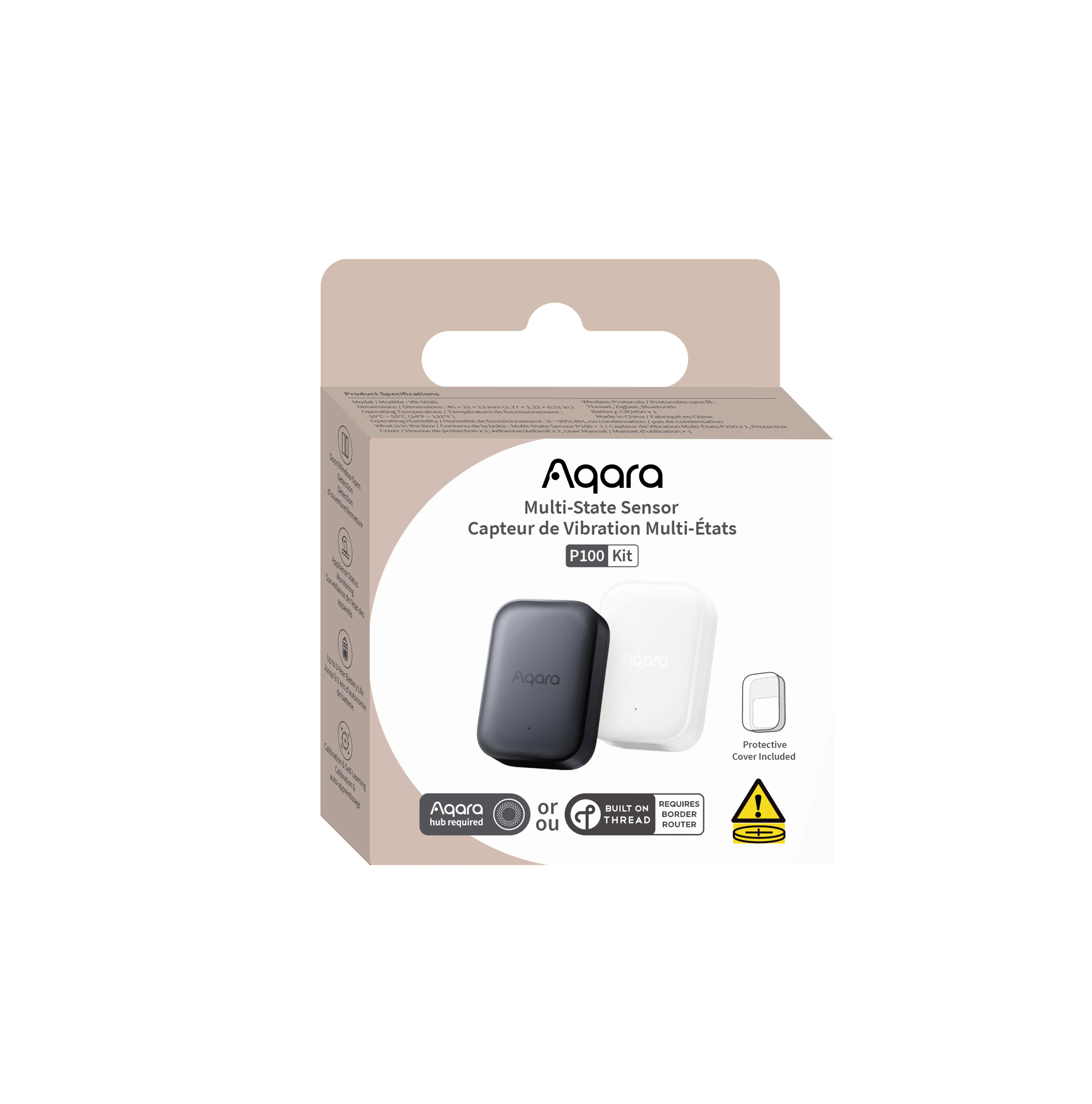 Aqara Multi-State Sensor P100 Kit – Smart Object & Open/Close Sensor - Grey v:6679217