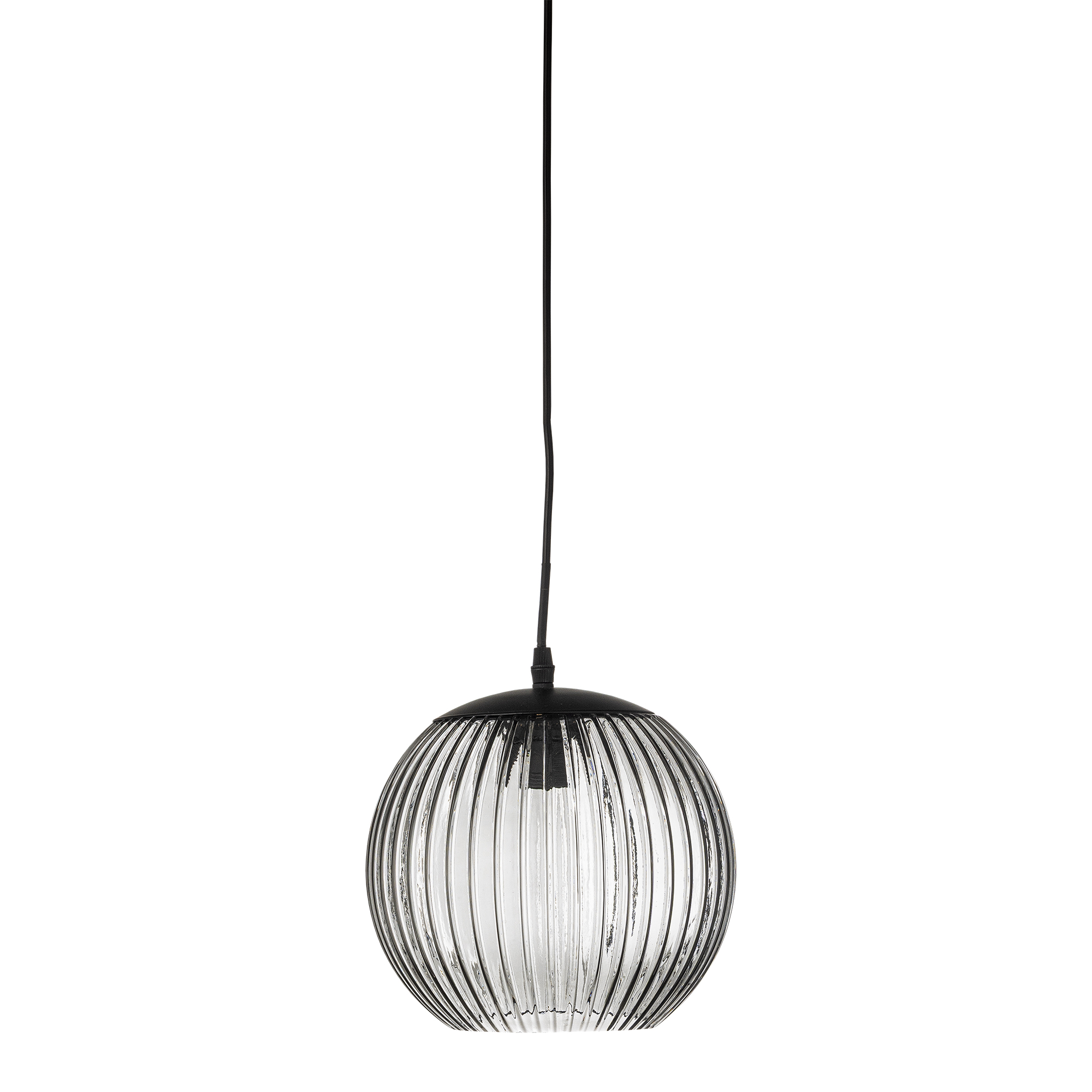 Bloomingville – Sybia Pendant Lamp – Grey – Glass – Gratis frakt v:8523395