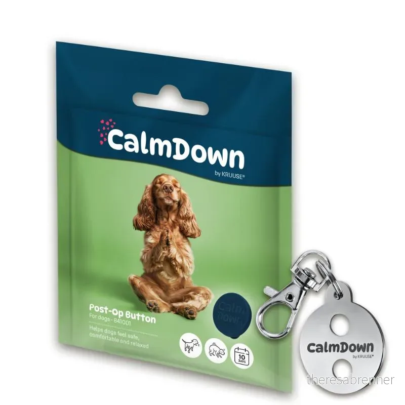 Calmdown by Kruuse - CalmDown Dog Tag Kit - 1 button v:8746316