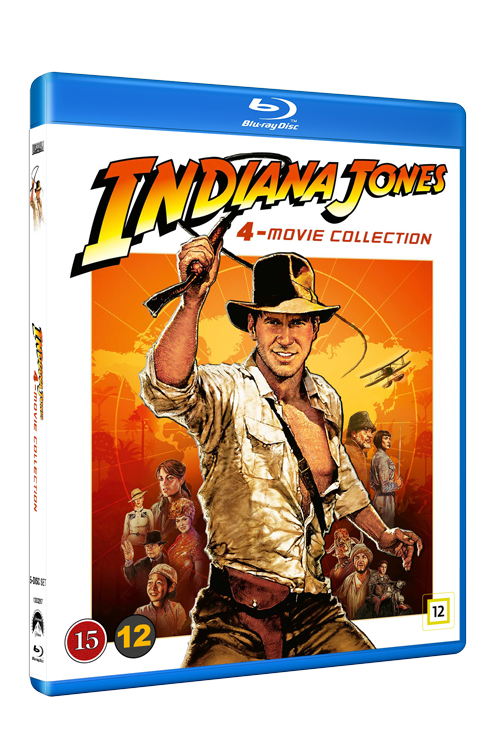 INDIANA JONES QUADRILOGY - THE COMPLETE ADVENTURES (1981, 1984, 1989, 2008) (Blu-Ray) v:9958379