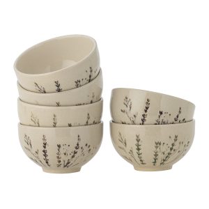 Bloomingville – Bea skål – natur – sett med 6 – Ø11,5 × H6,5 cm – Gratis frakt v:9702475 Bloomingville – Bea skål – natur – sett med 6 – Ø11,5 × H6,5 cm – Gratis frakt v:9702475