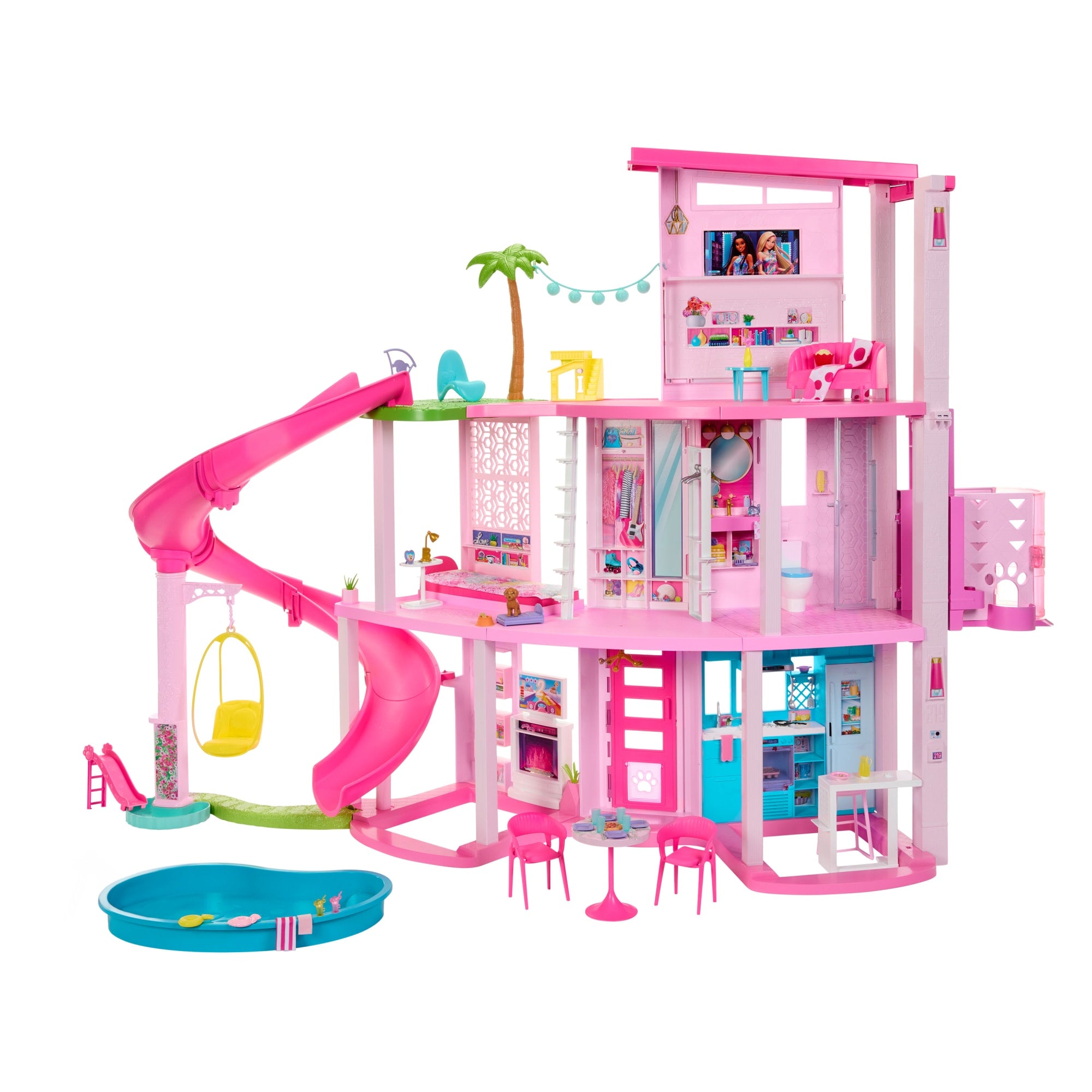 Barbie – Dreamhouse Pool Party Doll House (HMX10) – Gratis frakt v:5620619 Barbie – Dreamhouse Pool Party Doll House (HMX10) – Gratis frakt v:5620619