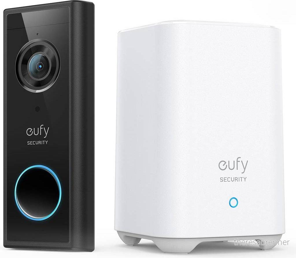Eufy Video Doorbell 2K (batteridrevet) med Homebase 2 - Gratis frakt v:9700638