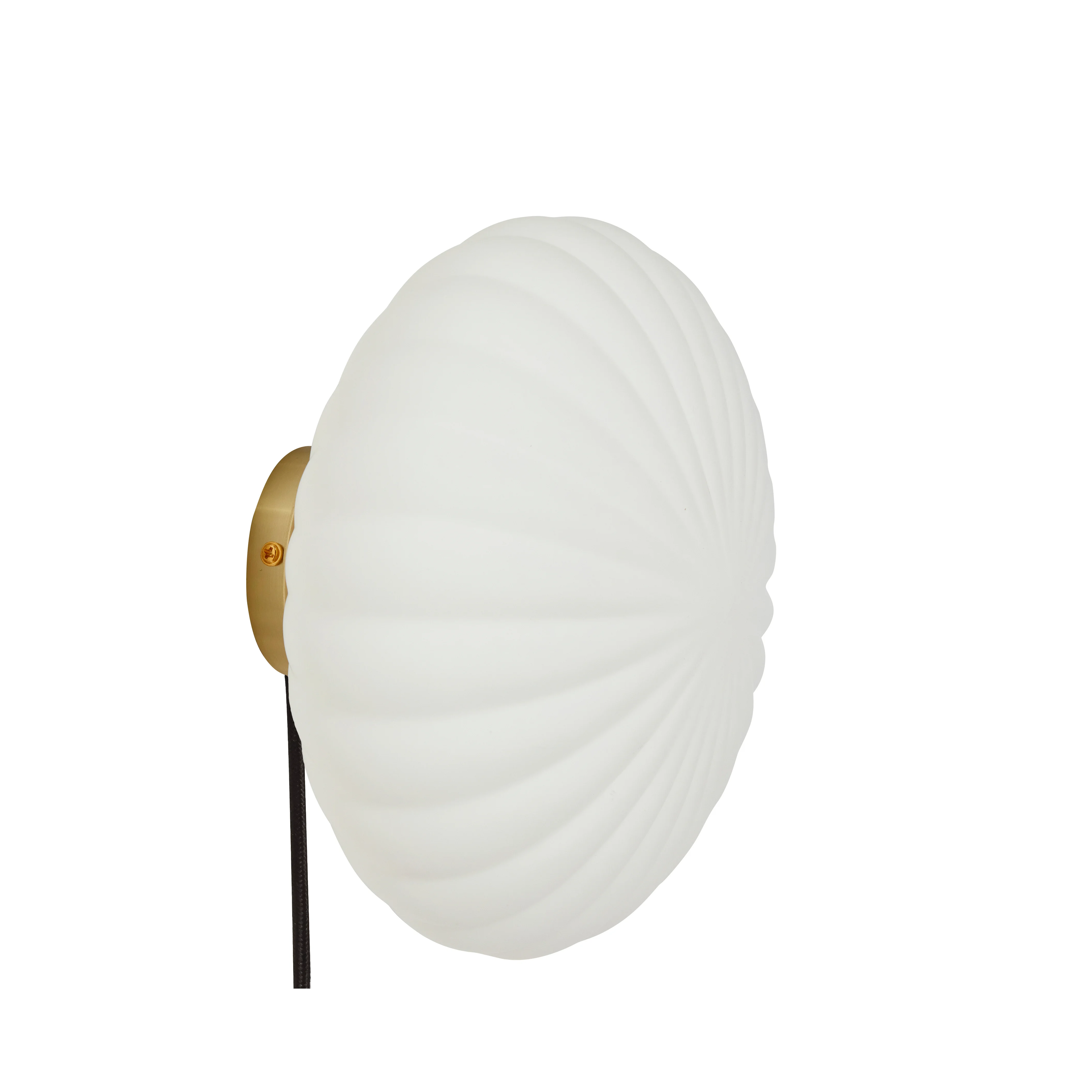 Hübsch – Kumu Lamp – White – Ø25 x H15 cm, G9 – Brass, White – Gratis frakt v:5011315 Hübsch – Kumu Lamp – White – Ø25 x H15 cm, G9 – Brass, White – Gratis frakt v:5011315