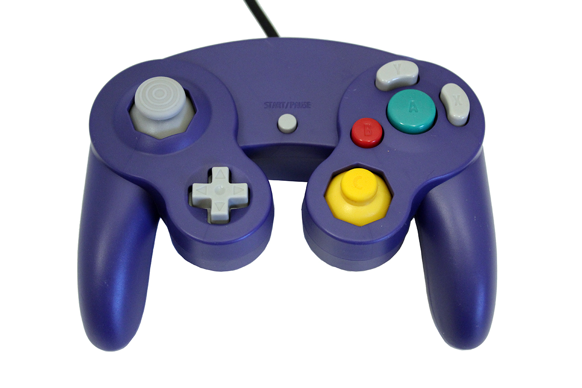 Gamecube Controller Purple USB for PC... - Gratis frakt v:1967094