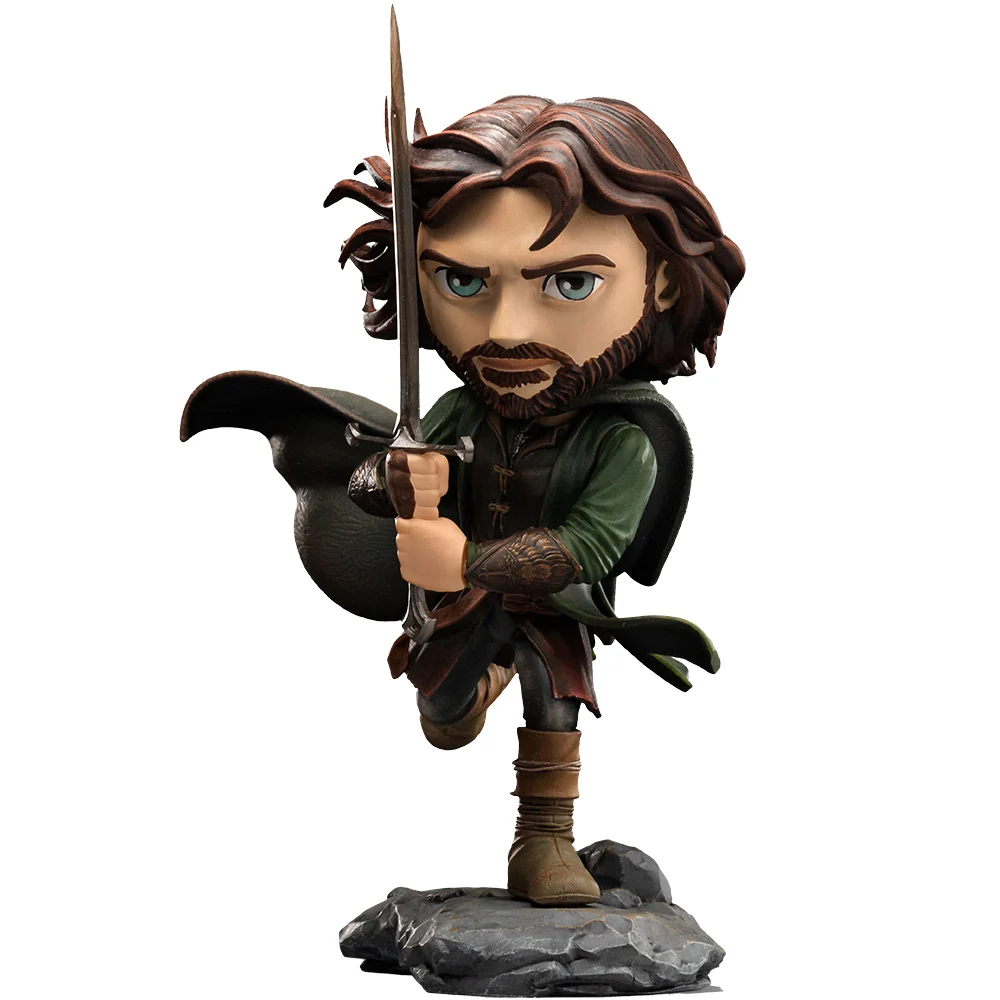 Iron Studios & Minico Lord Of The Rings - Aragorn Figure - Gratis frakt v:7245522