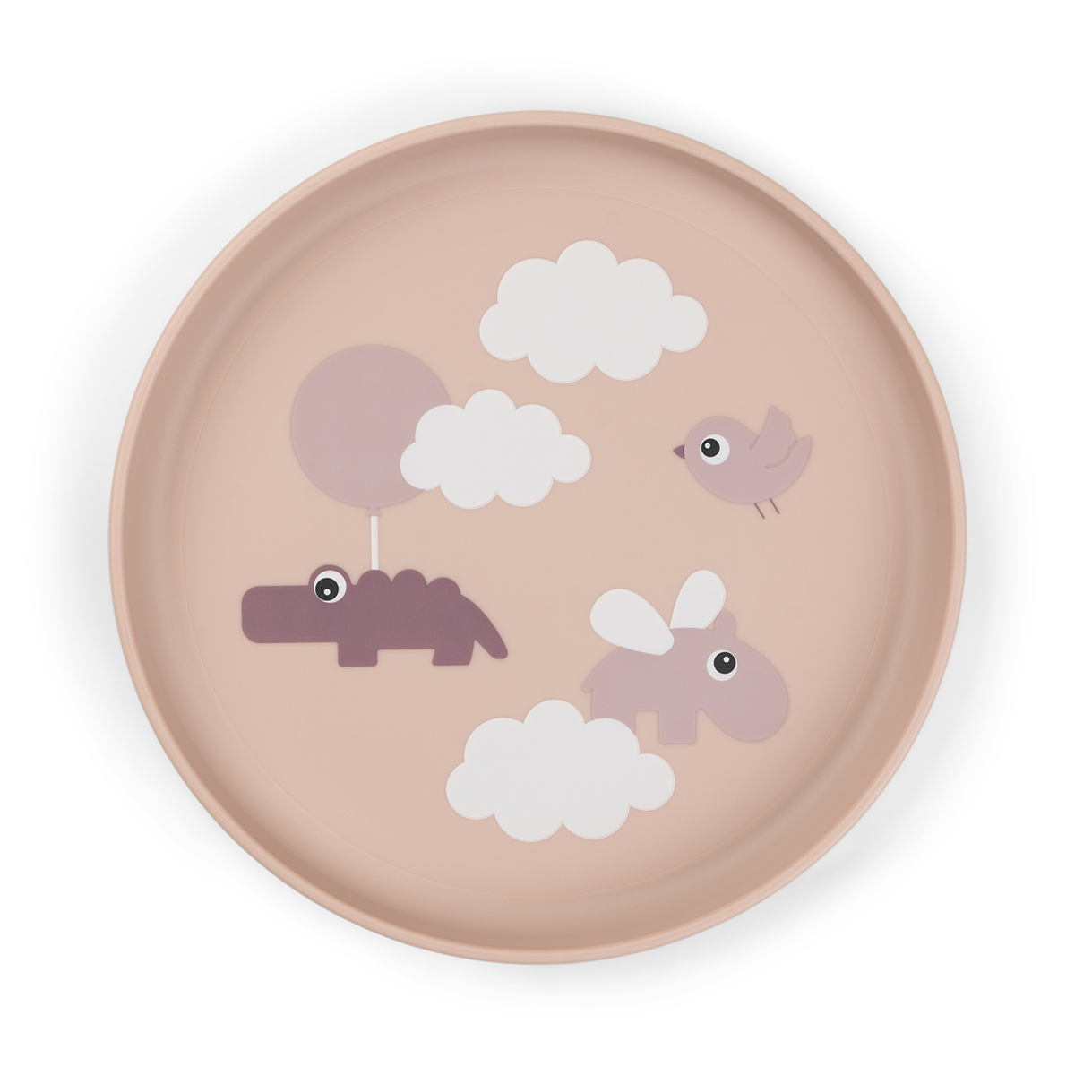 Done by Deer – Foodie plate Happy clouds – Powder – Ø20 x H 2 cm v:4049636