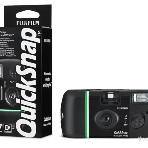 Fujifilm – QuickSnap Black & White Disposable Camera v:6620690