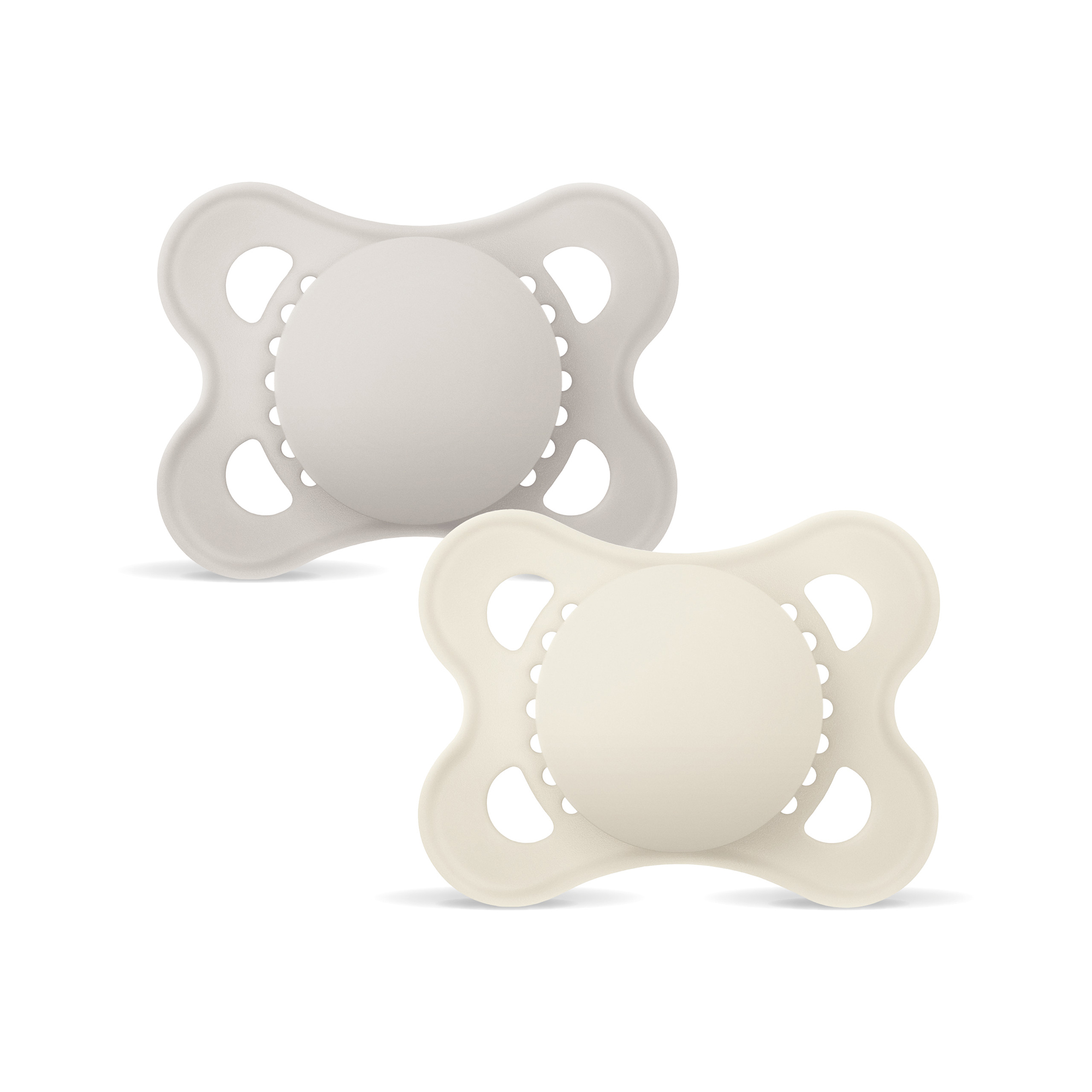 MAM - Orig Silk Pacifiers - Neutral - 0-6m v:5276624