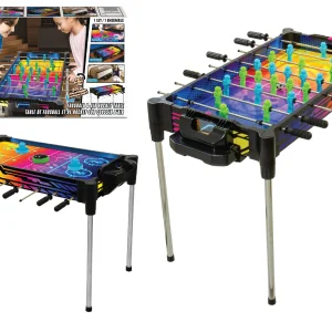2-in-1 Football & Air Hockey – Reversible Neon Arcade (MA8150D_NH) – Gratis frakt v:3332851