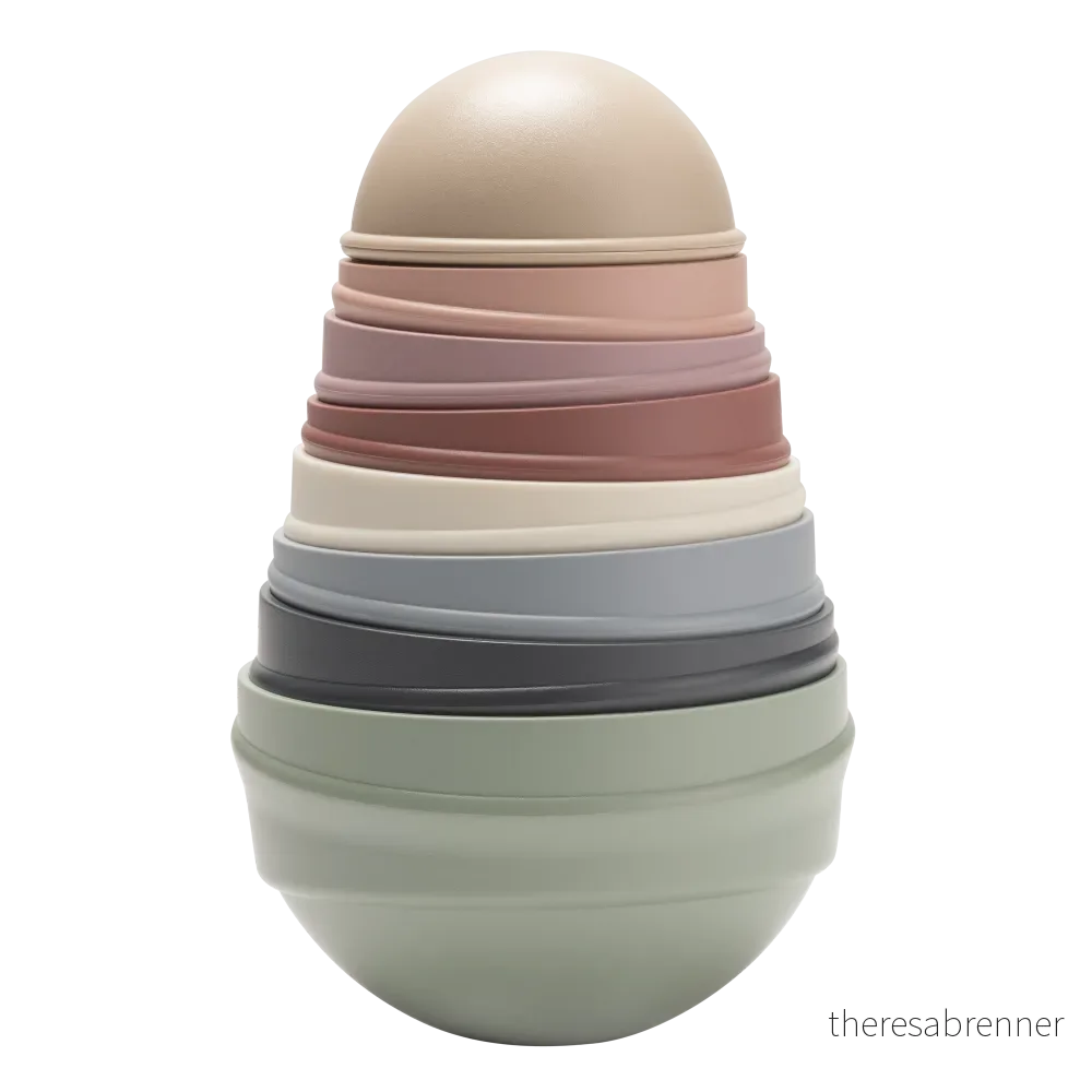 BIBS – Wobbly Tower Pastel Rainbow – (4100100) v:4956258 BIBS – Wobbly Tower Pastel Rainbow – (4100100) v:4956258