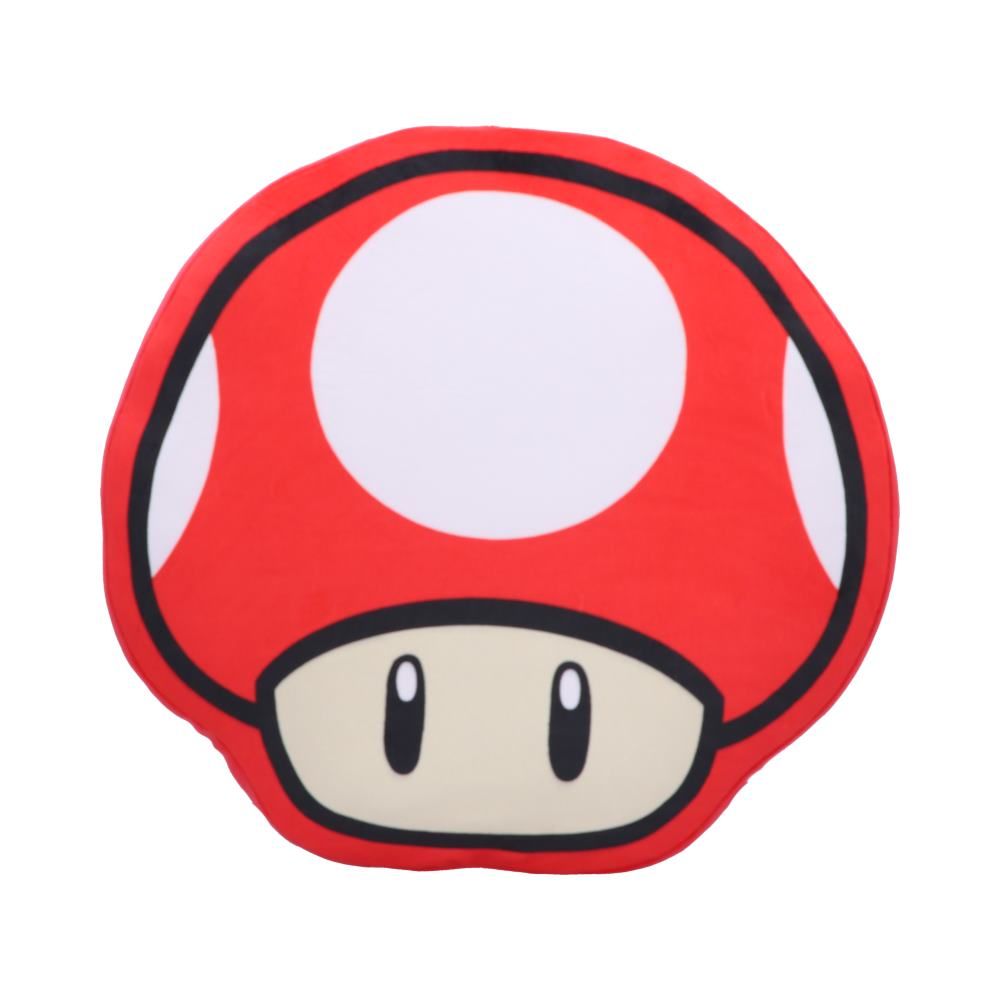 Super Mario Mushroom Cushion 40cm – Mushroom v:7254883 Super Mario Mushroom Cushion 40cm – Mushroom v:7254883