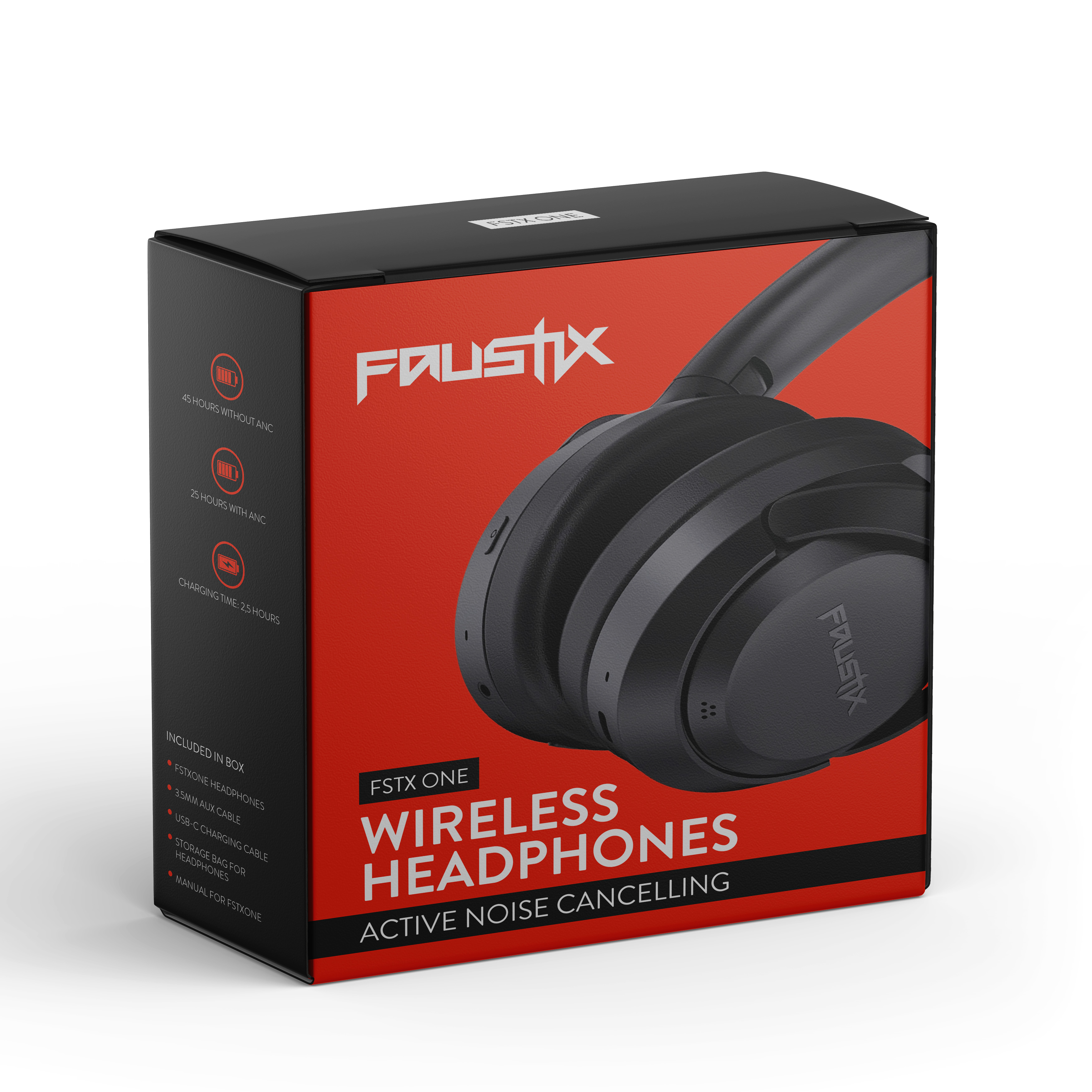 Faustix - FSTXOne Over-Ear Hodetelefoner - Gratis frakt v:4988695