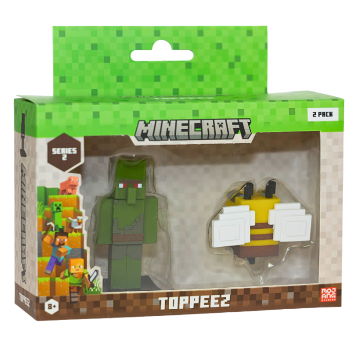 Minecraft – 3D 6 cm Figure 2 pack window box S2 – Zombie Villager & Bee – Zombie Villager & Bee – Minecraft v:2746098 Minecraft – 3D 6 cm Figure 2 pack window box S2 – Zombie Villager & Bee – Zombie Villager & Bee – Minecraft v:2746098