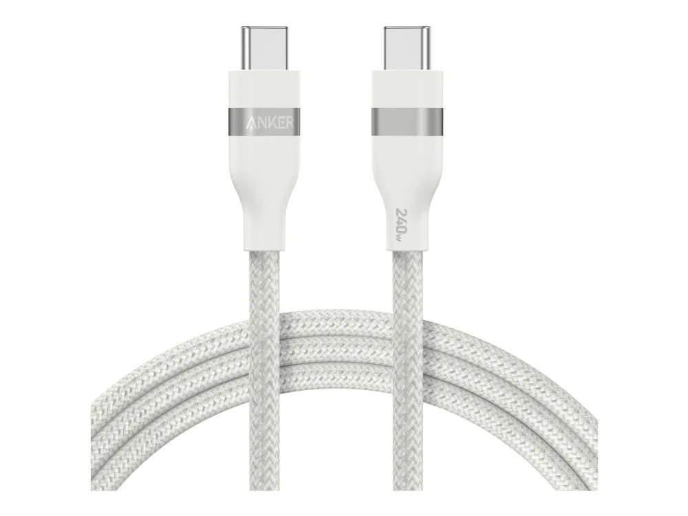 Anker - USB C to USB C 240W Upcycled-Braided Fast Charging Cable A82E2 v:1634521