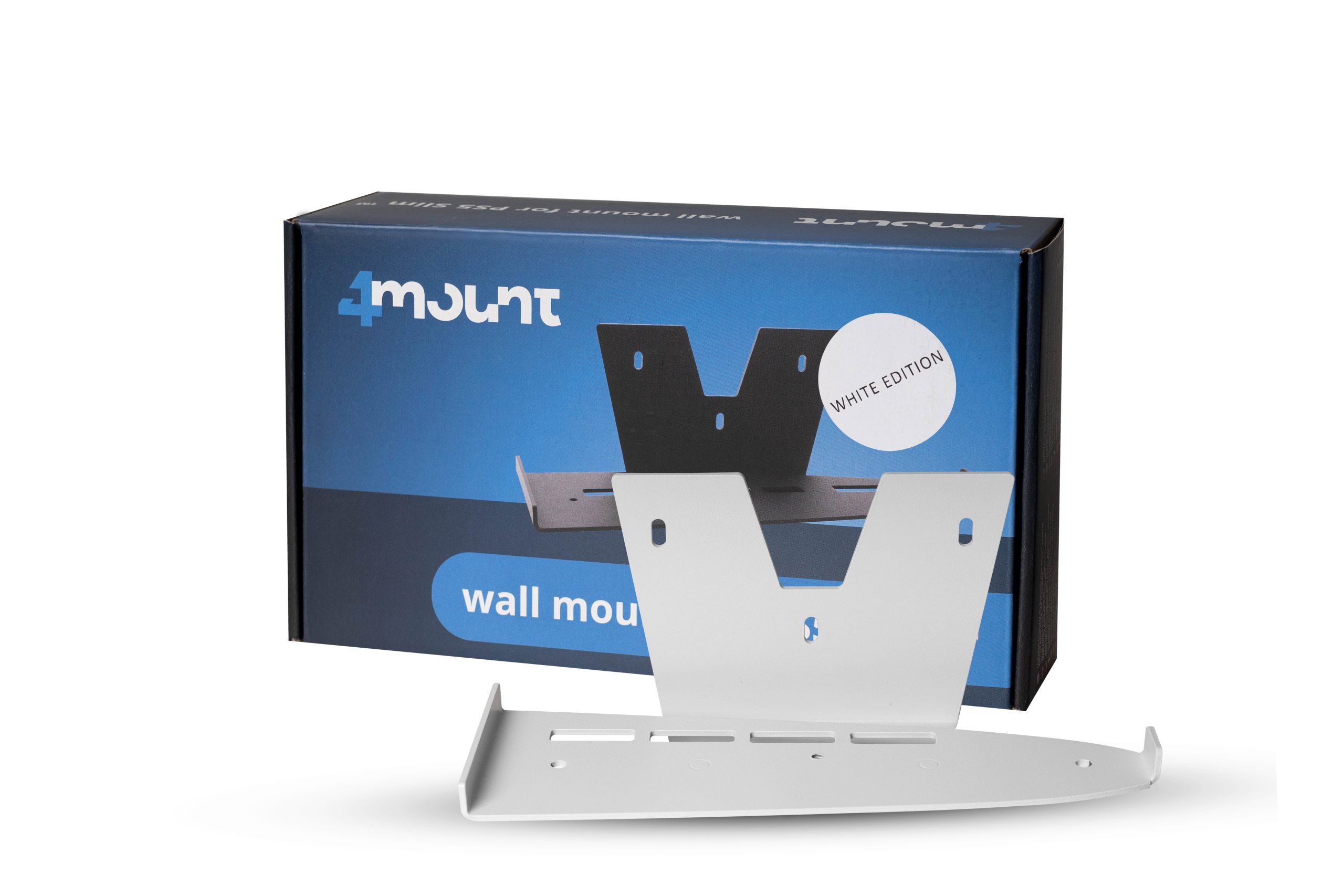 4mount - Wall Mount For PS5 Slim - White - PlayStation 5 - Dansk - Slim v:5005424