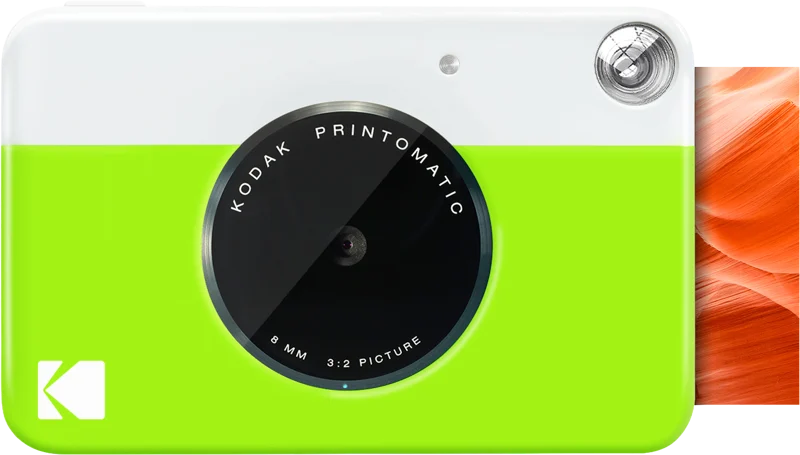 Kodak Printomatic Instantkamera - Grønn - Gratis frakt v:9606711