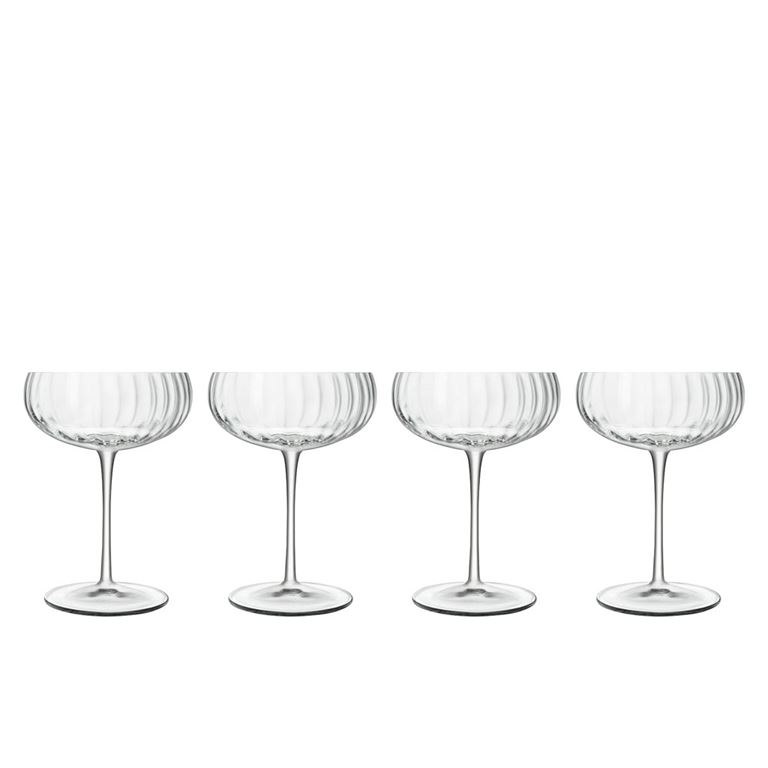 Luigi Bormioli – Optica Champagne bowl 30 cl 4 pcs. – Gratis frakt v:2216061