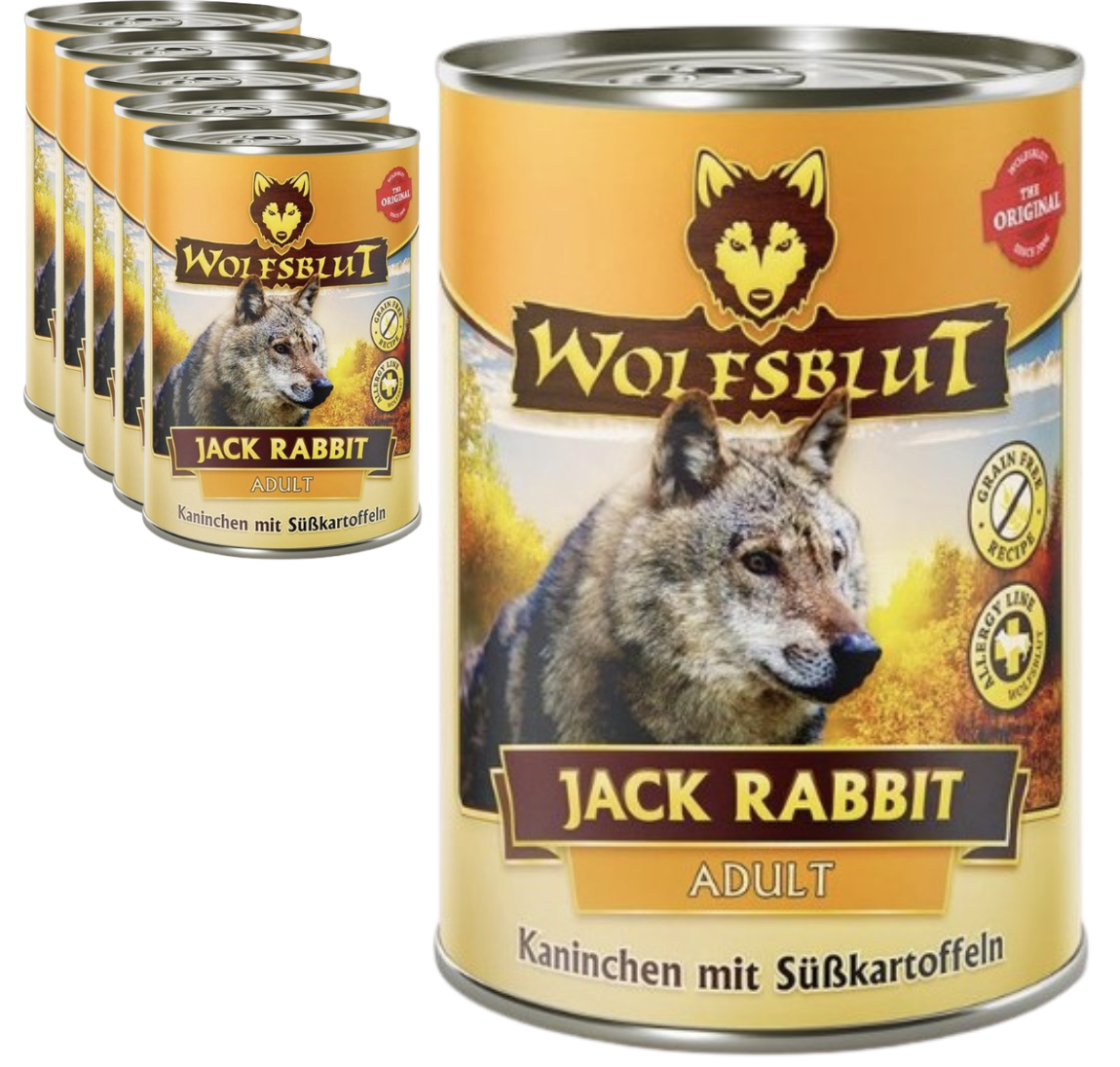 Wolfsblut - 6x Jack Rabbi - Wet food - 395gr v:3619440